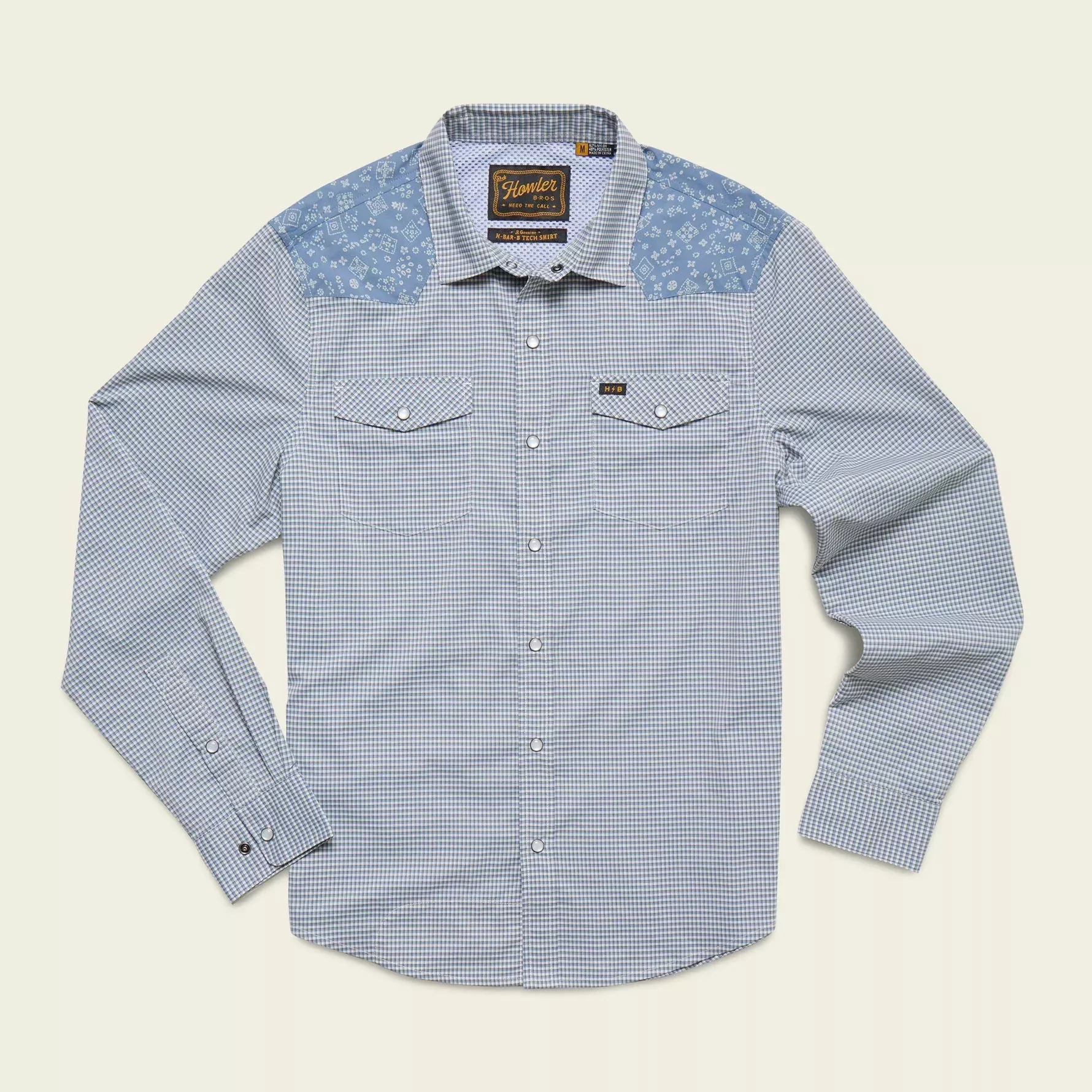 Howler Bros H Bar B Tech Longsleeve Snapshirt | Men’s