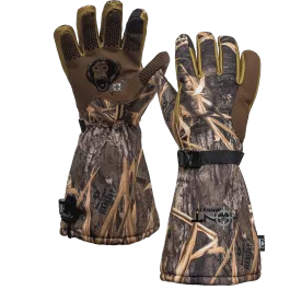 Hunt Monkey 100% Waterproof Duck Pond Decoy Hunting Glove - Shadow Grass - 2X