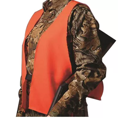 Hunter's Specialties Safety Vest Polyester Blaze Orange One Size, 2000