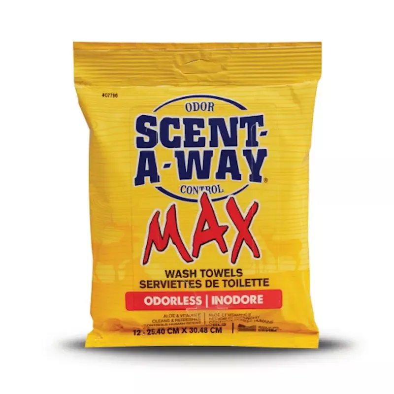 Hunters Specialties Scent-a-Way Max Wash Towels 12 pack