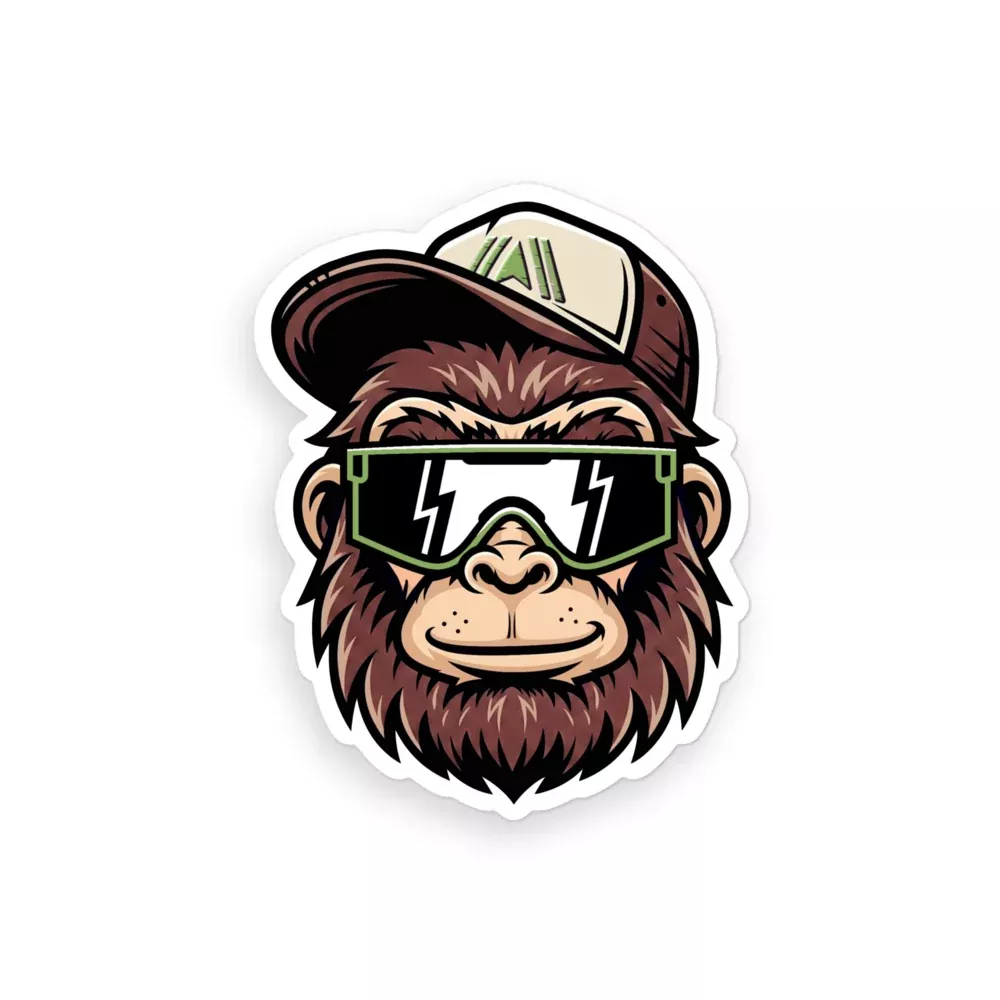 Hype Sasquatch Sticker