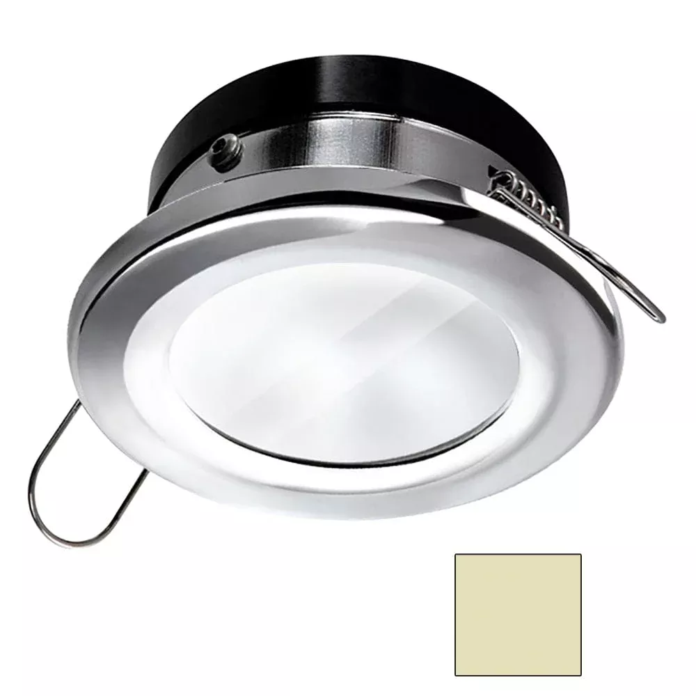 i2Systems Apeiron A1110Z – 4.5W Spring Mount Light – Round – Warm White – Chrome Finish