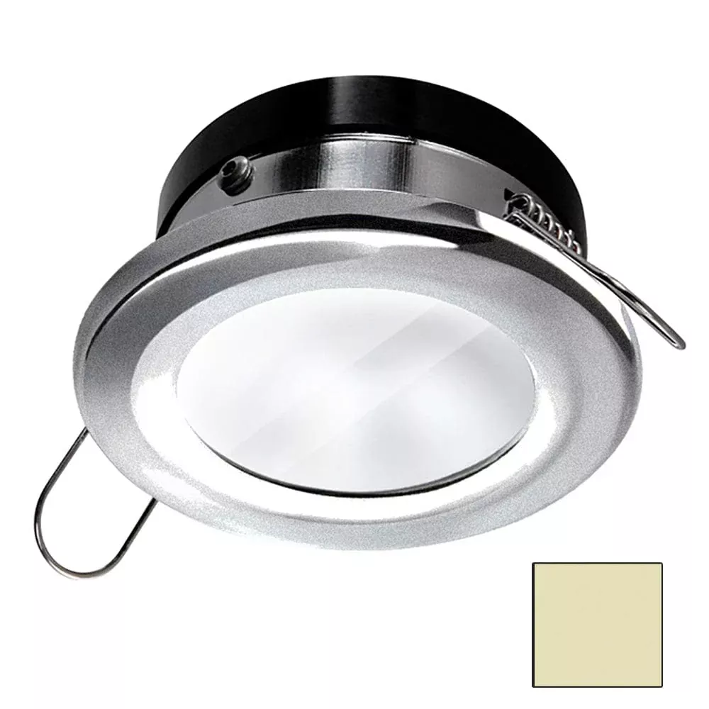 i2Systems Apeiron A1110Z Spring Mount Light – Round – Warm White – Brushed Nickel Finish