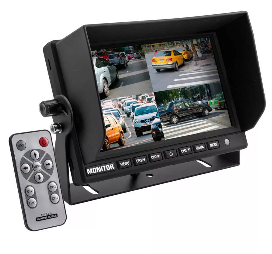 iBeam 7 Inch Monitor with Quad Camera Input• TE-7VS-4