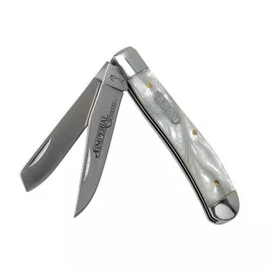 Imperial Schrade Cracked Ice Folding Trapper Knife