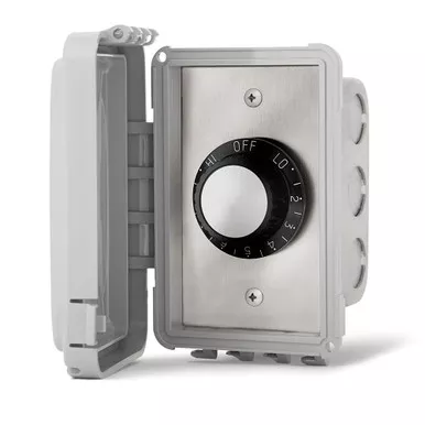 INFRATECH Input Regulator Single Flush Mount with Weatherproof Cover (14-4210)