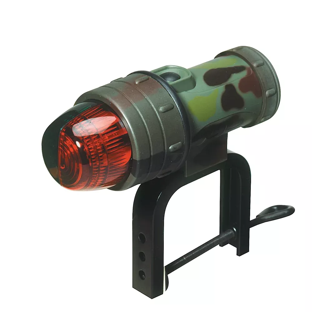 Innovative Lighting Portable LED Navigation Bow Light w/Universal “C” Clamp – Camouflage