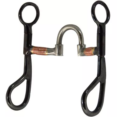 INTREPID INTERNATIONAL Curb Black Iron Correction with Copper Wire 5in Bit (240659)