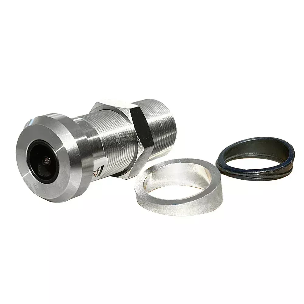 Iris Mini Flush Mount Hi-Resolution Through-Hull Camera - CVBS, TVI, CVI, & AHD - IRIS735