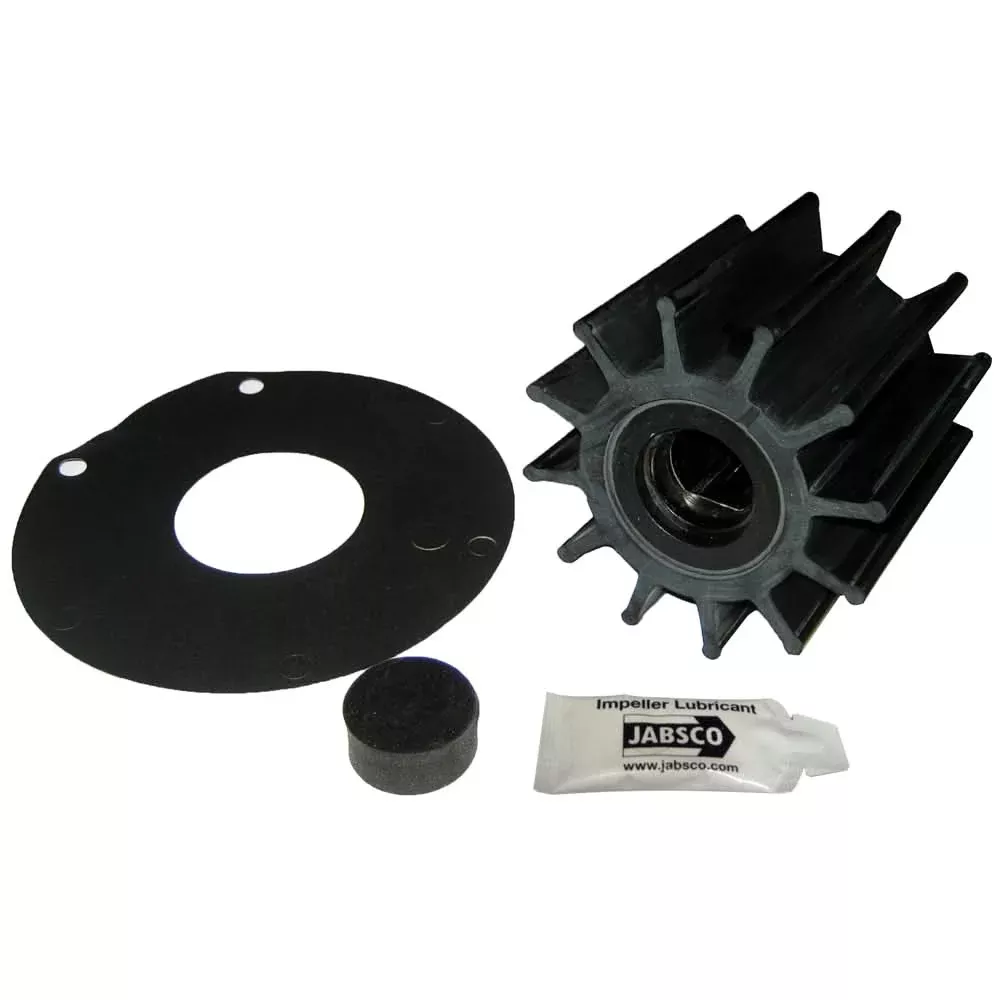 Jabsco Impeller Kit – 12 Blade – Neoprene – 3-” Diameter – Plastic Insert – Double Flat Drive [17370-0001-P]
