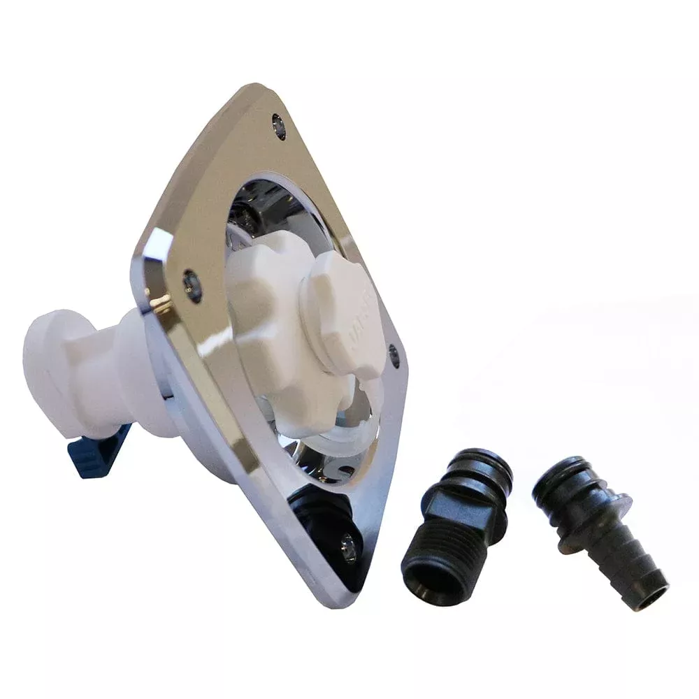 Jabsco Water Pressure Regulator – Flush Mount – Chrome – 45 psi