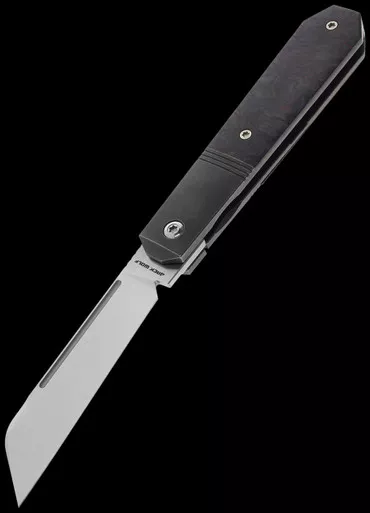 Jack Wolf Knives After Hours Jack Fat Carbon Dark Matter Red Folding Knife