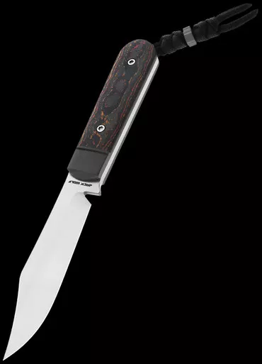 Jack Wolf Knives Backwoods FixEDC Camo Carbon Fixed Blade