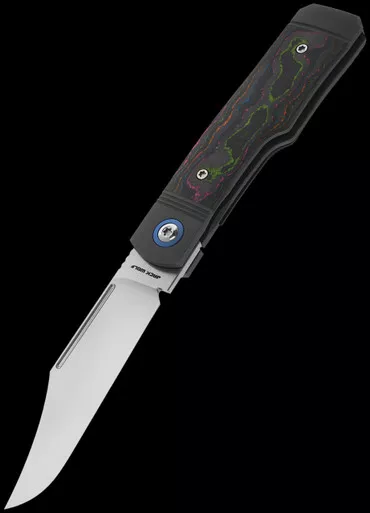 Jack Wolf Knives Gunslinger Jack Camo Carbon 80's Folding Knife