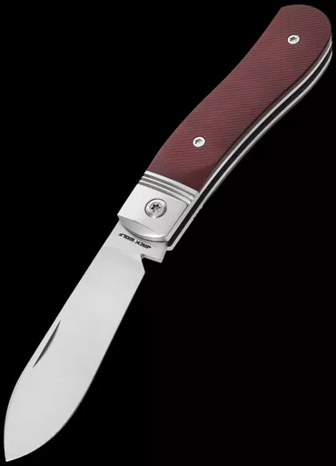 Jack Wolf Knives K9 Jack Redstone Richlite Folding Knife