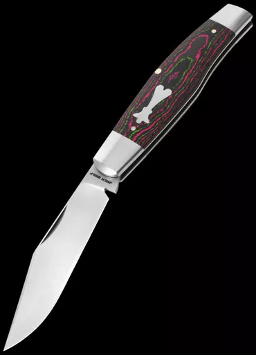 Jack Wolf Knives Stockman Camo Carbon Watermelon Sugar Folding Knife