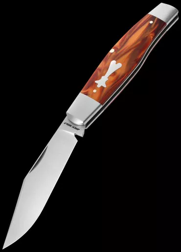 Jack Wolf Knives Stockman Kirinite Root Beer Folding Knife