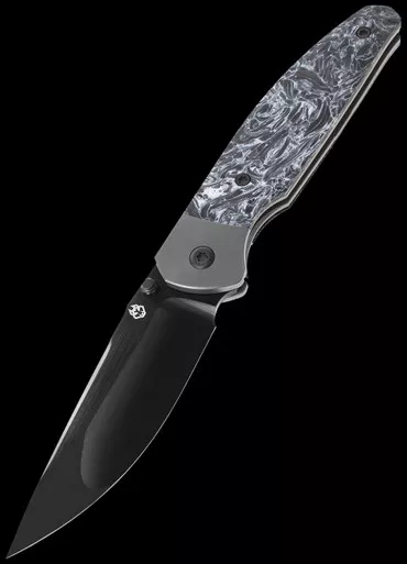 Jack Wolf Knives Tango Polar Carbon Fibre Folding Knife