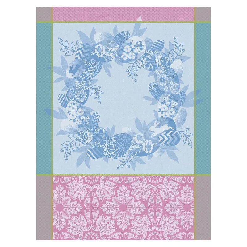 Jacquard Francais Couronne De Paques Cotton Tea Towel