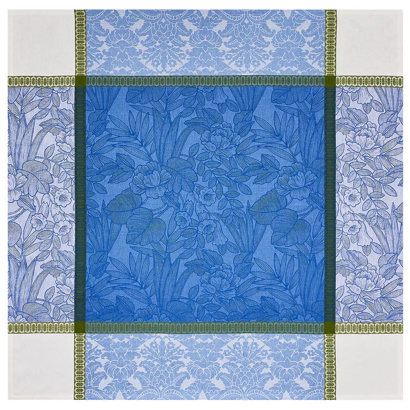 Jacquard Francais Escapade European Tropical Linen Tablecloth