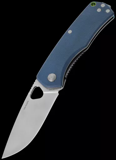 The James Brand The Folsom G10 Tidal Blue Folding Knife