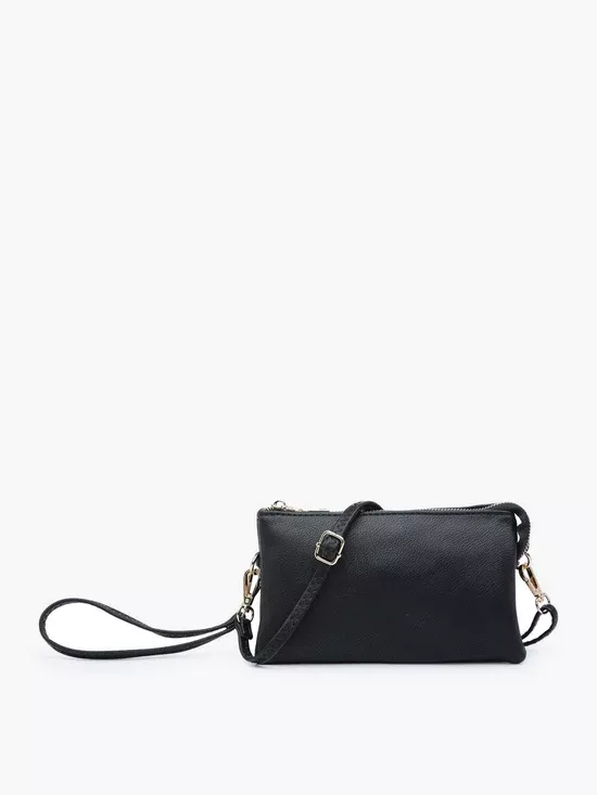 Jen & Co Riley Crossbody Black #M013-BK