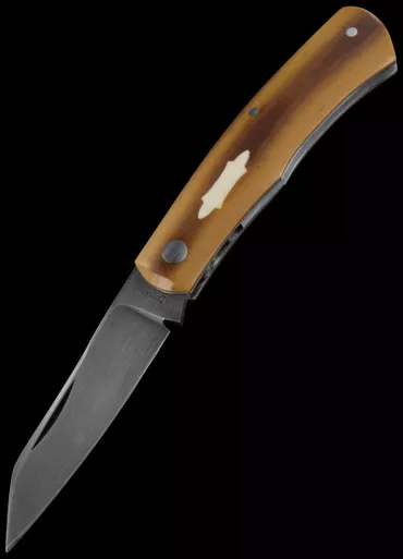 Jim Dunlap Native Butterscotch Vintage Micarta Custom Knife