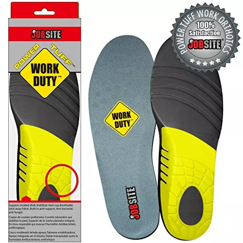 Jobsite Power Tuff Orthotic Boot Insoles