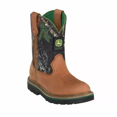 John Deere Youth Johnny Popper Camo Boots