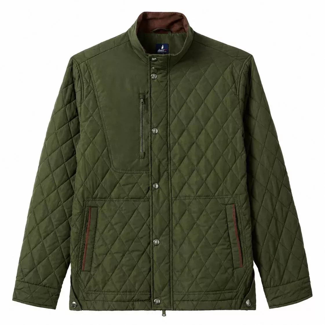 Johnnie-O Juno Quilted Snap Jacket
