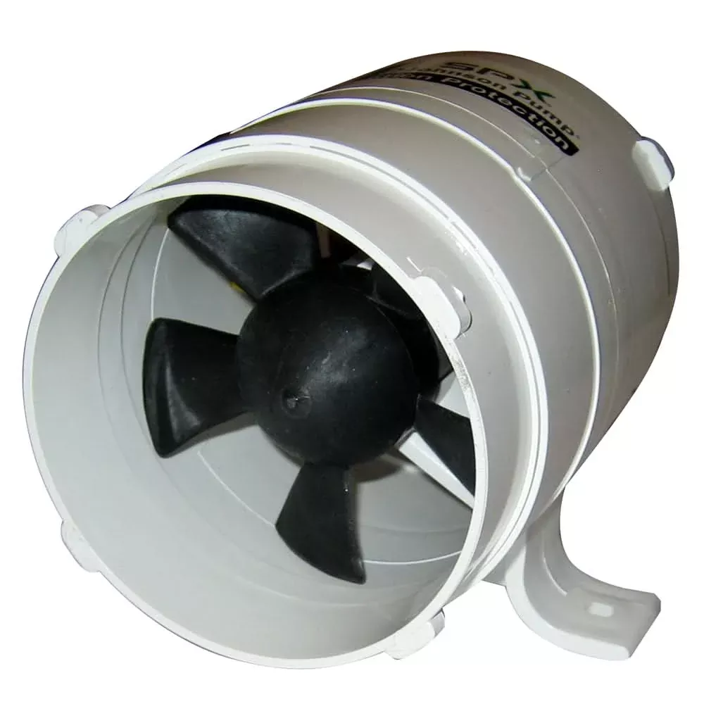 Johnson Pump 4″ In-Line Blower – 240CFM – 12V [66402]