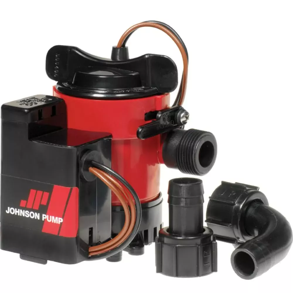 Johnson Pump Cartridge Combo 1000GPH Auto Bilge Pump w/Switch – 12V [05903-00]
