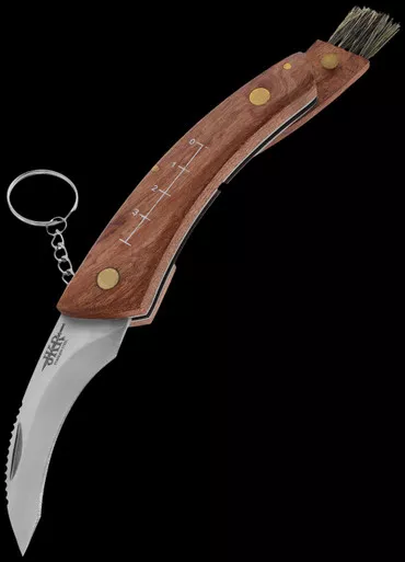 Joker Navaja Mushroom Olive Wood Folding Knife