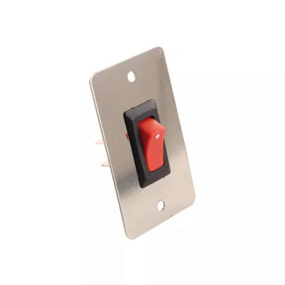 JR Products 13885 12V On/Off Switch, Chrome Plate