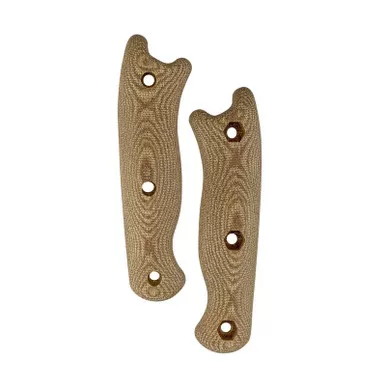KA-BAR BK16HNDL Micarta Becker Handle Set for Short Becker Fixed Knives, Green Canvas