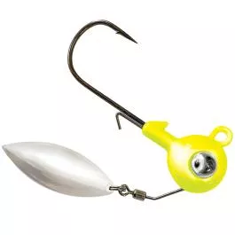 Kalin's Google Eye Spinner Jig (2 Pack) - 1/4 oz - Chartreuse