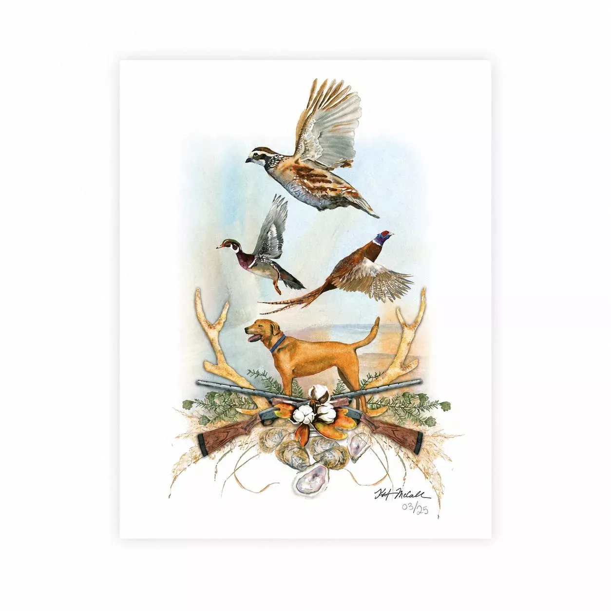 Kat McCall 8" x 10" Game Fair 2025 Limited Edition Print