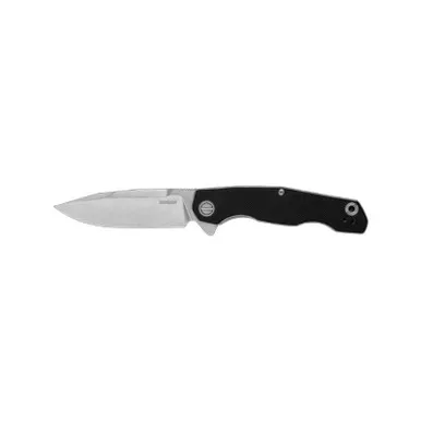 Kershaw 2031 Inception Folding Knife 3.25" D2 59-60 Clip Point Plain Edge Blade, Black Handle