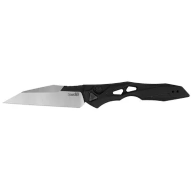 Kershaw 7650 Launch 13 Automatic Folding Knife Wharncliffe 3.50" Cerakote CPM 154 Plain Edge Blade, Black Handle