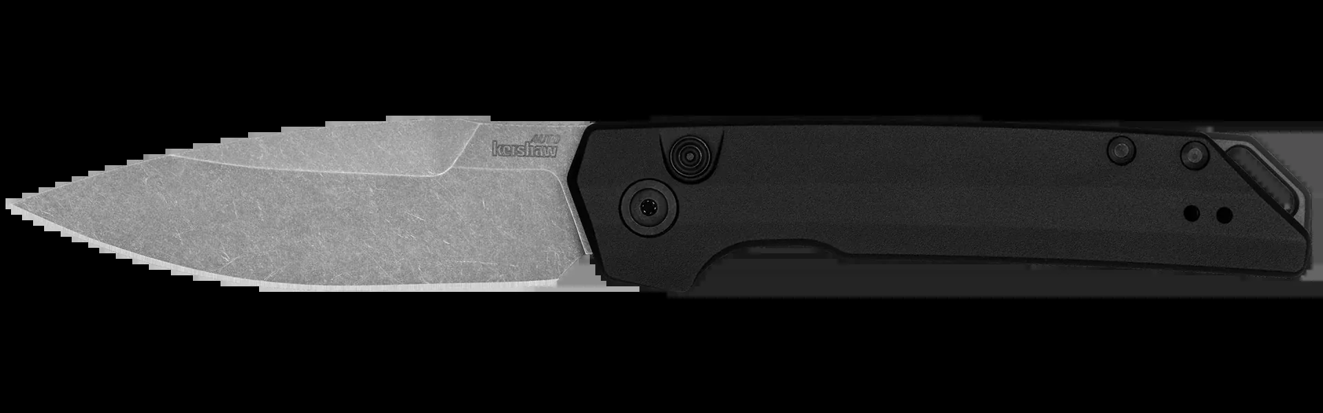 Kershaw Auto Launch Iridium Black Stonewash Magnacut Auto Folding Knife