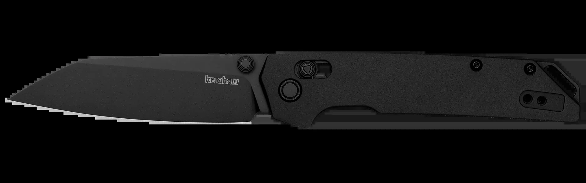 Kershaw Iridium Reverse Tanto Black Cross Lock Folding Knife