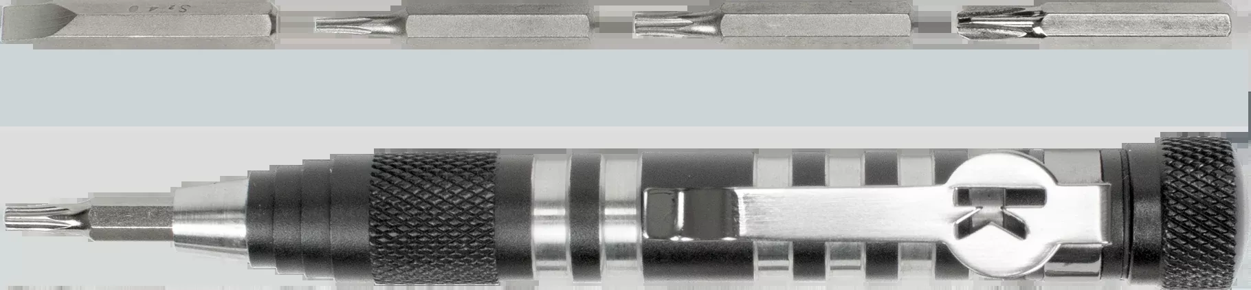 Kershaw TX-Tool Multi-Bit Torx Screwdriver with T6/T8/T10, Phillips & Slotted, TXTOOL