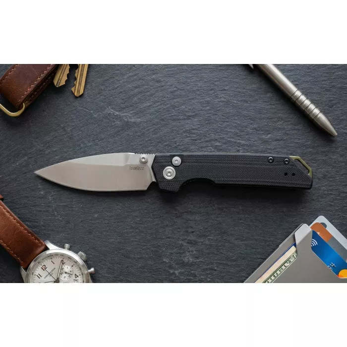 Kershaw USA Iridium Button Lock Folding Knife