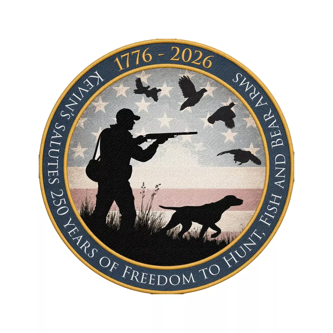 Kevin's 250 Years Of Freedom Performance Patch