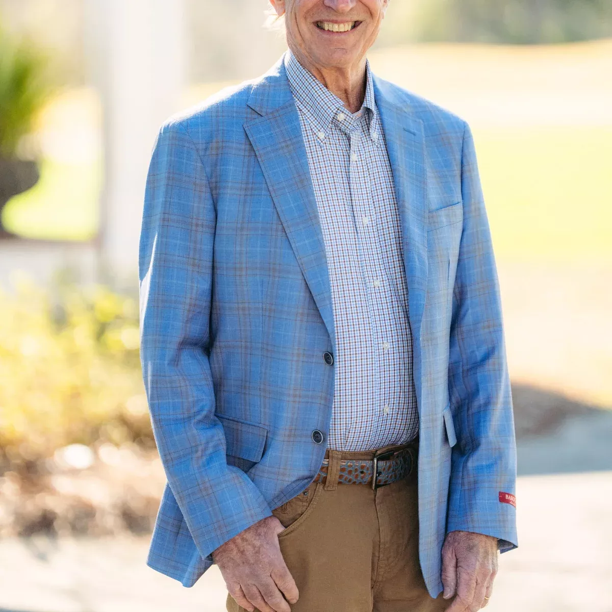 Kevin's Blue/Tan Plaid Sports Coat