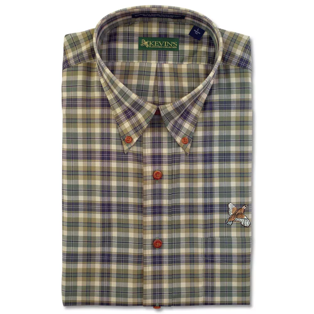 Kevin's Bond Quail Embroidered Long Sleeve Performance Shirt