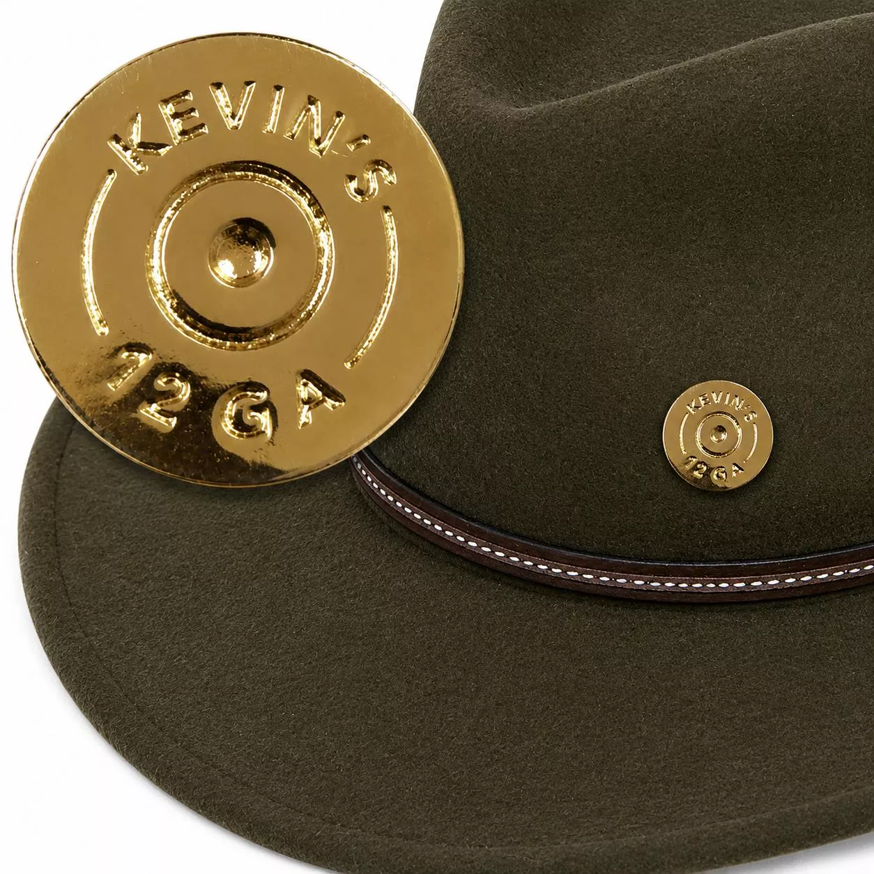 Kevin's Brass Shotshell Hat Pin