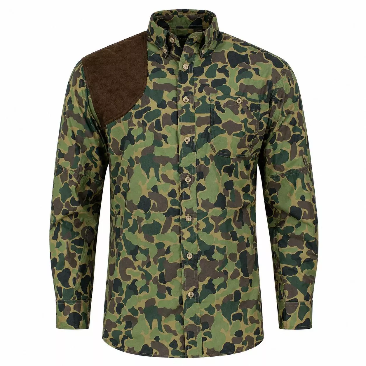 Kevin's Camo Right Chocolate Patch Long Sleeve Shooting Shirt