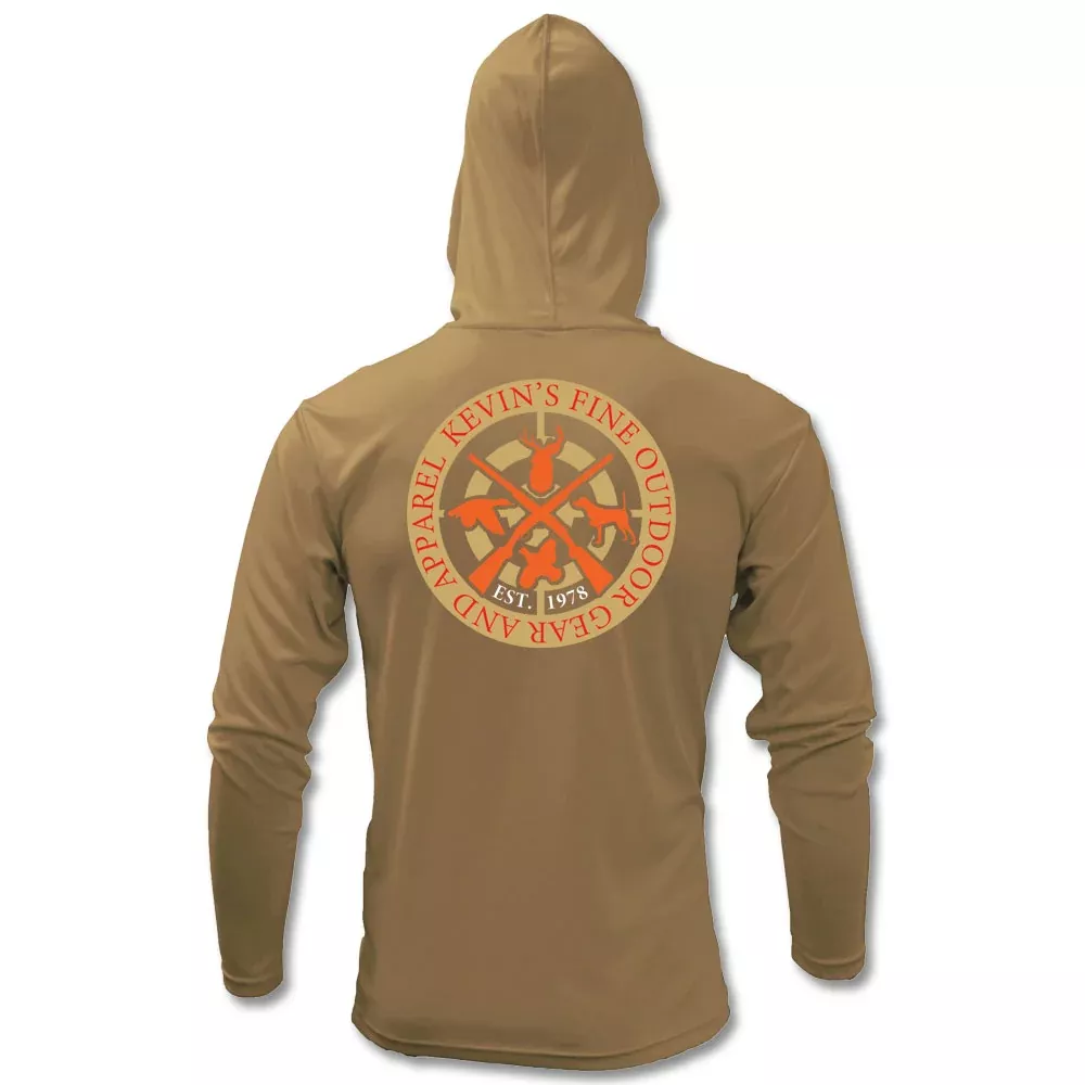 Kevin's Crossed Guns Long Sleeve Hoodie