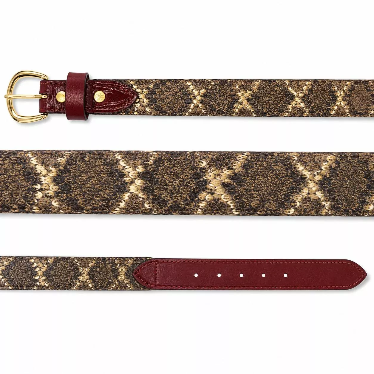 Kevin's Diamondback Rattlesnake Belt